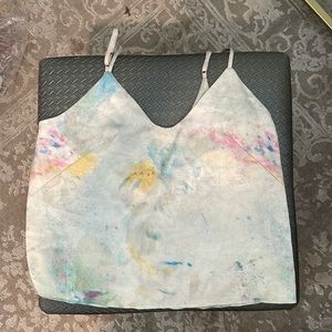 Tye dye pattern top